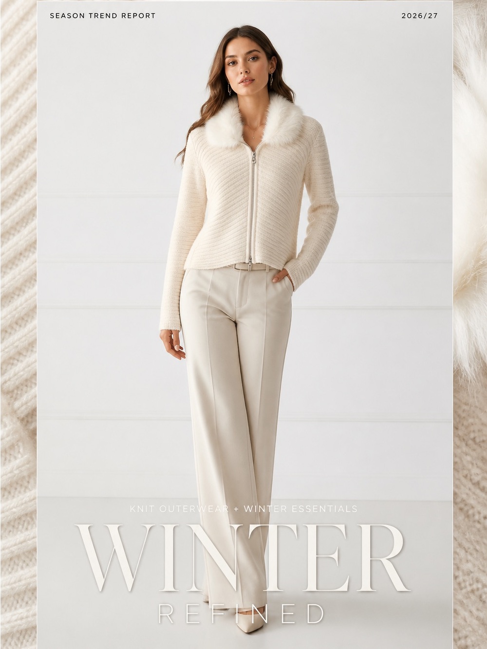 COPY - Sweater with Faux fur Collar
